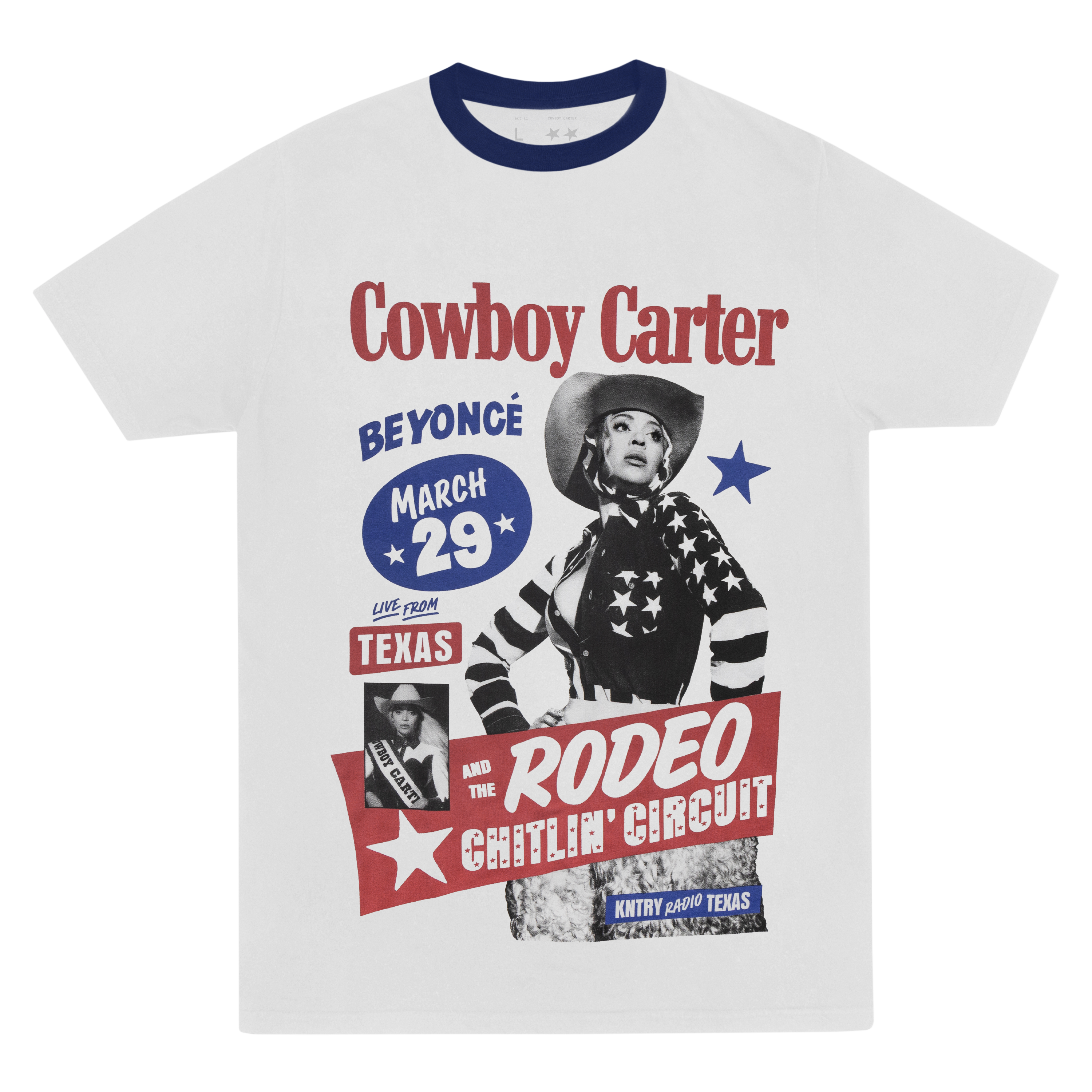 COWBOY CARTER SHORT SLEEVE RINGER TEE – SHOP BEYONCÉ - EU