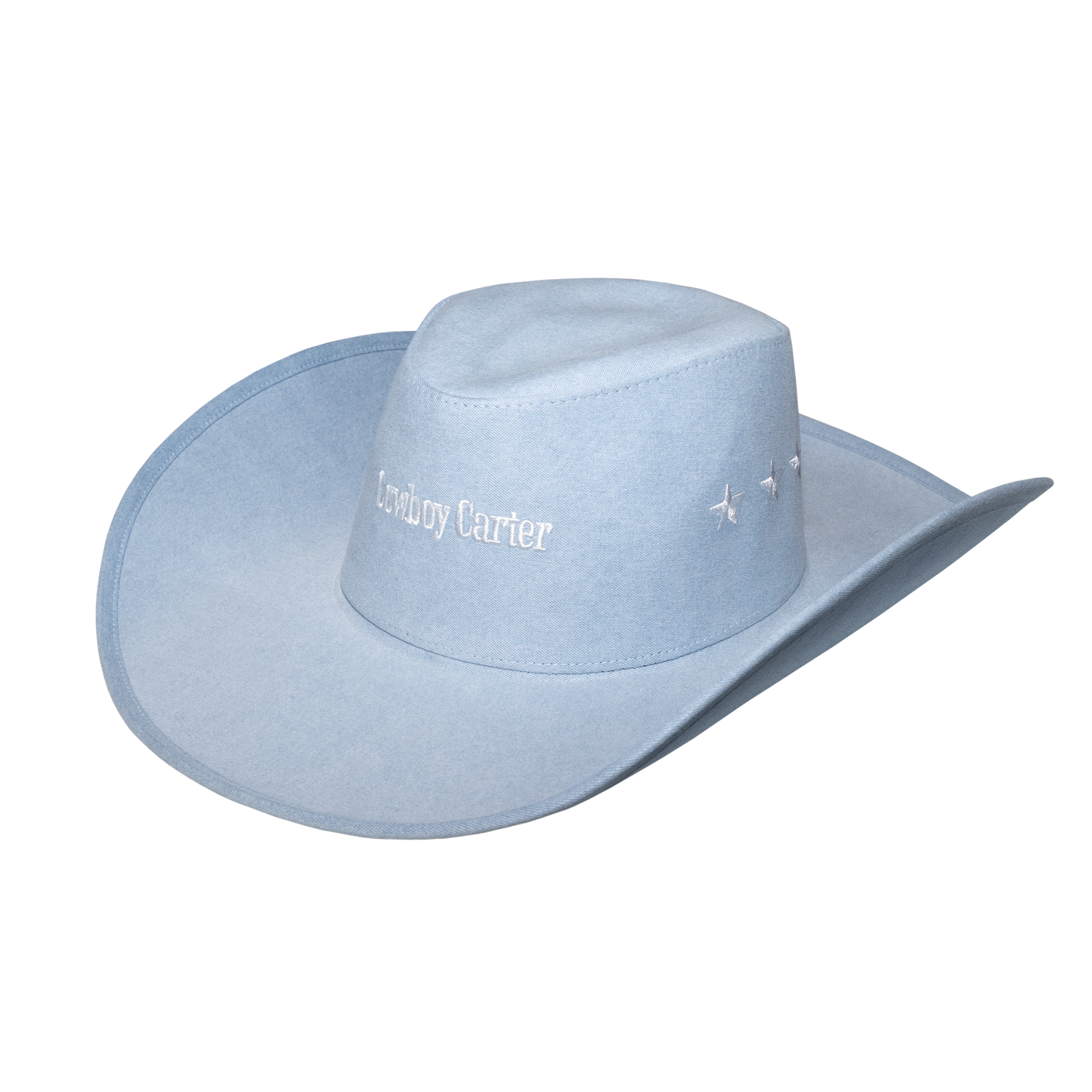 COWBOY CARTER DENIM COWBOY HAT